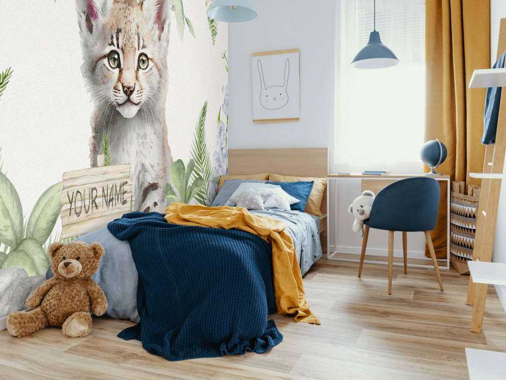 Mały ryś w dżungli