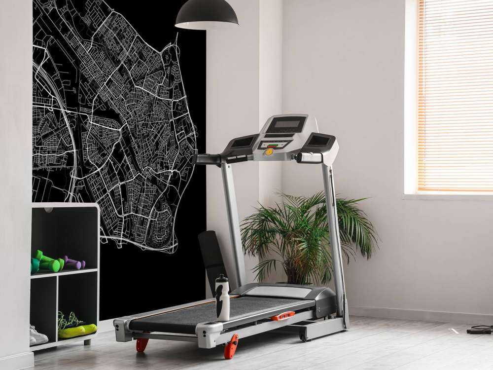 Mapa Utrechtu, czarna