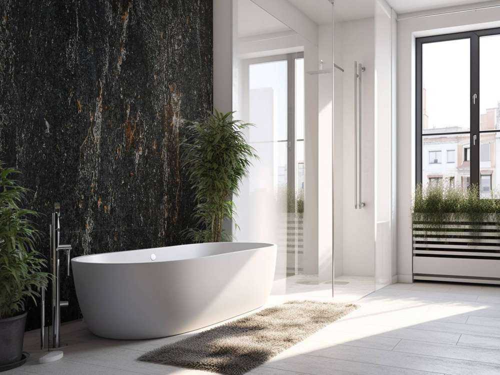 Kamień, czarno-biały