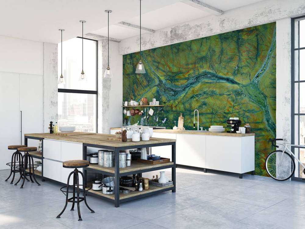 Marmur o zielonej barwie