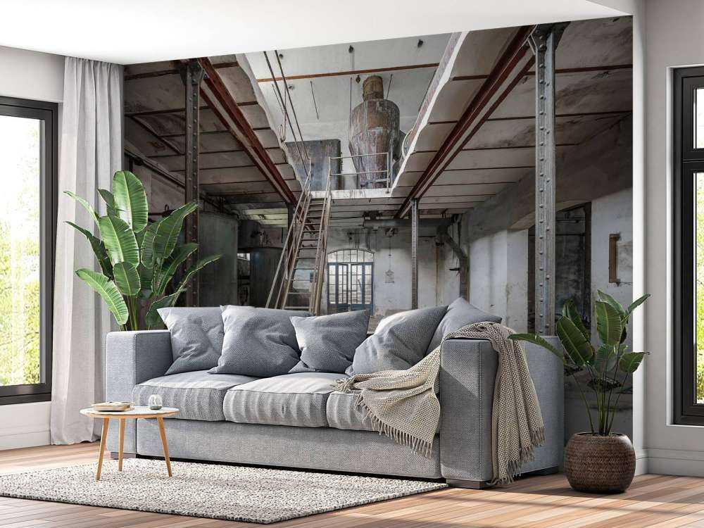 Opuszczona stara hala fabryczna