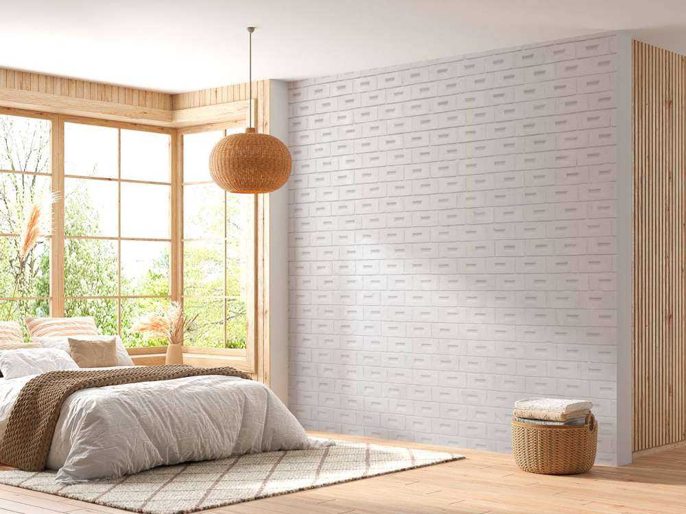 Nowoczesne białe cegły