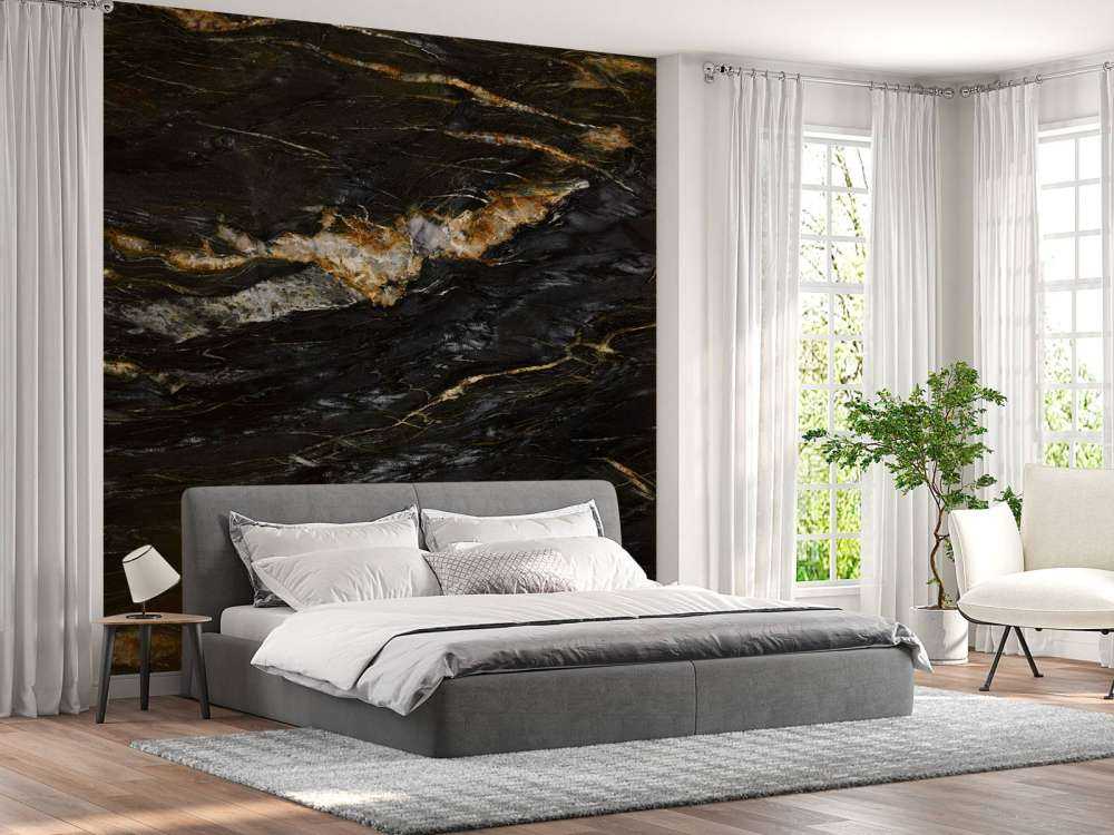 Wytrzymały ciemny marmur