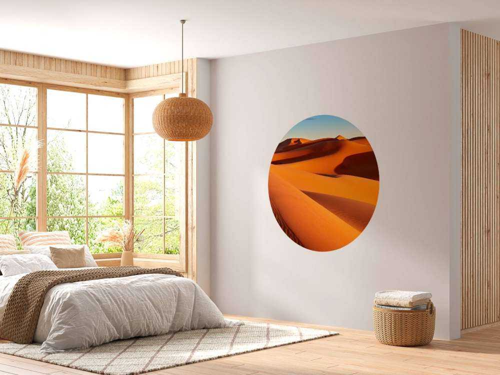 Pustynia o zachodzie słońca