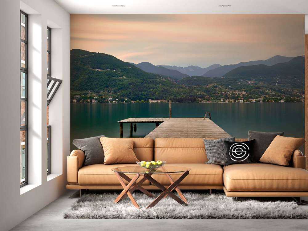 Molo nad jeziorem Garda