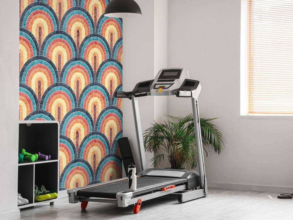 Falisty nadruk w stylu bohemy