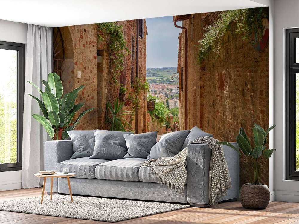 Szeroki widok na ulicę