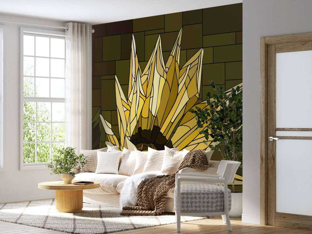 Kwitnąca gazania żółta