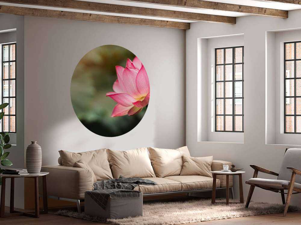 Kwiat lotosu w kolorze zielonym