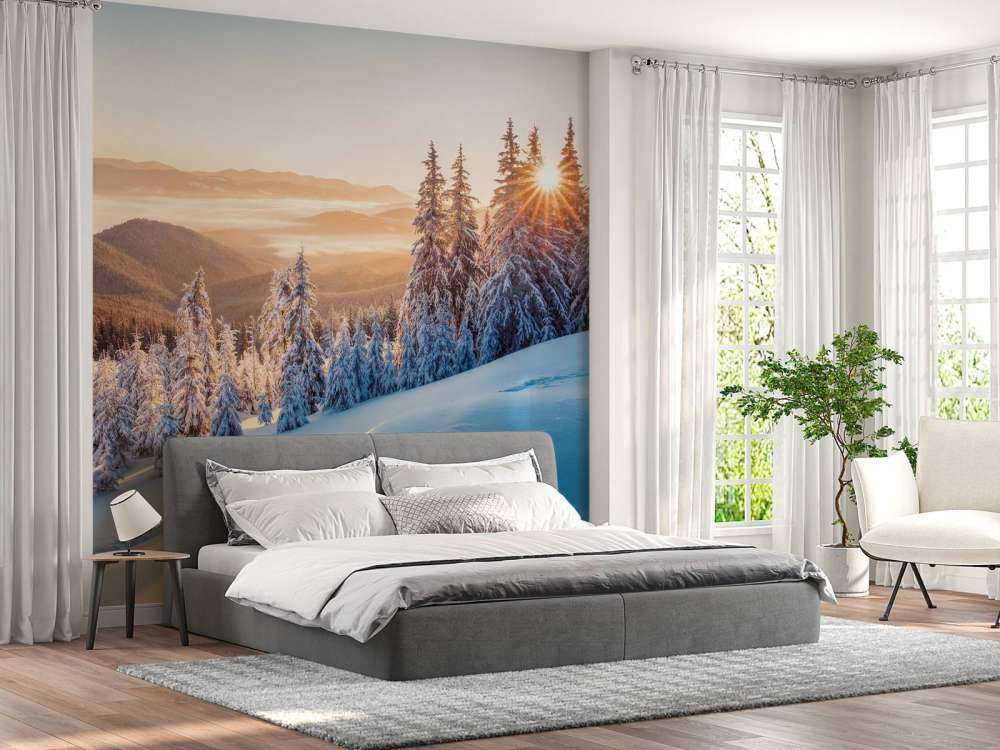 Zimowy poranek w górach