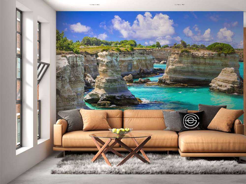 Formacja skalna na wybrzeżu