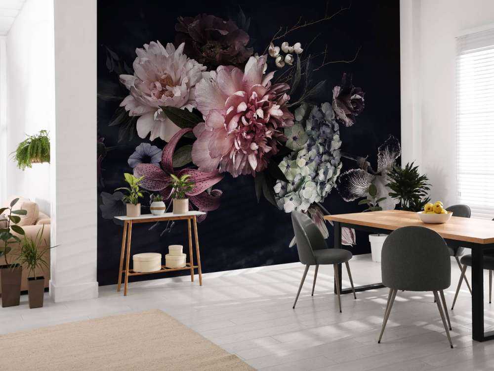 Vintage bukiet kwiatów