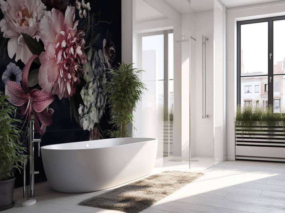 Vintage bukiet kwiatów