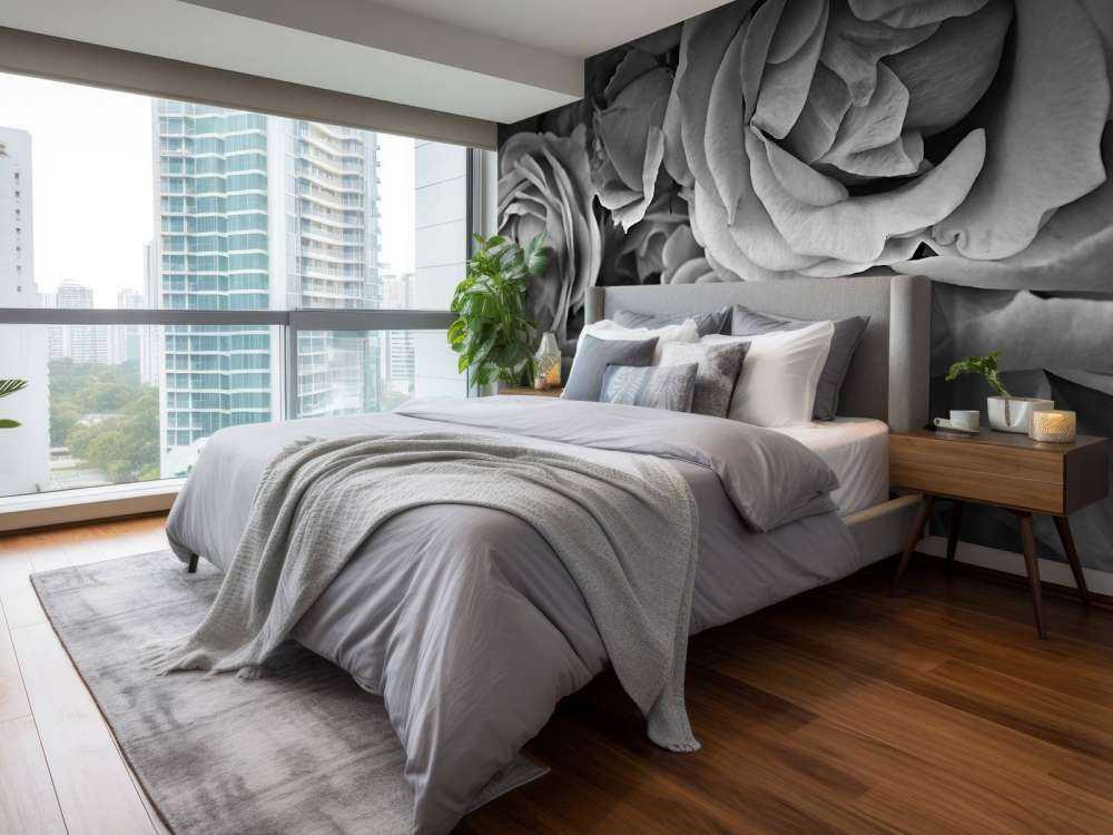 Róże czarno-białe