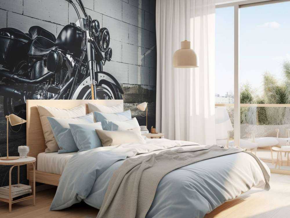 Pięknie wypolerowany silnik