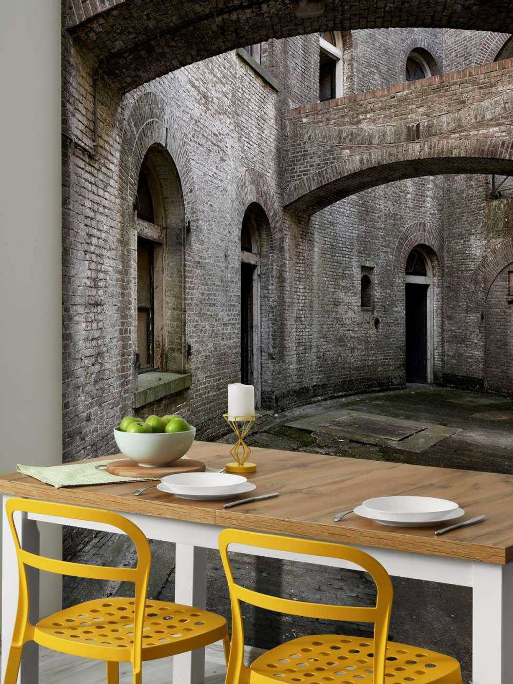 Dziedziniec z łukami