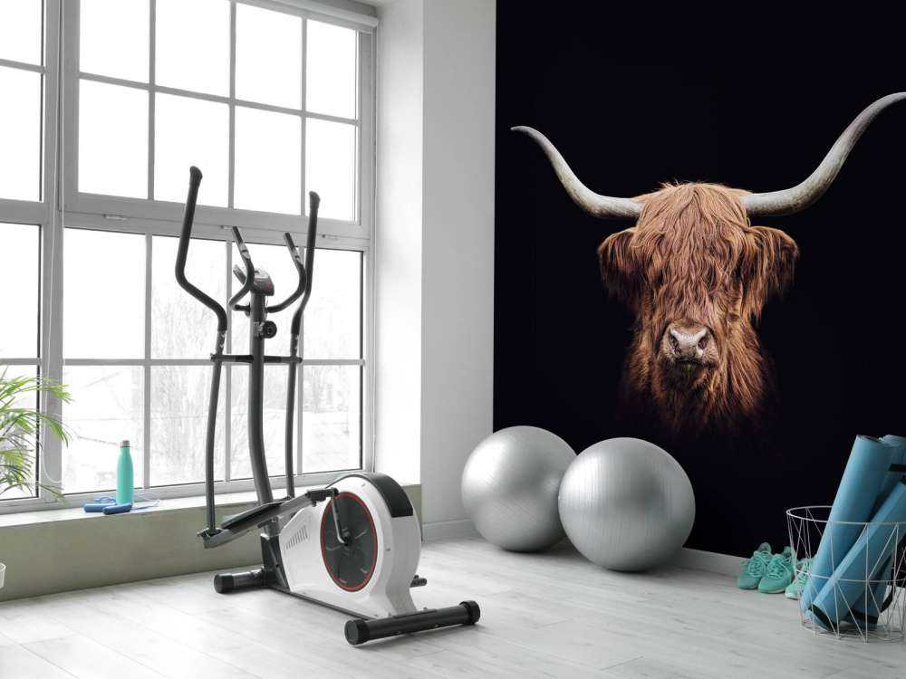 Szkocka rasa wyżynna w stylu vintage