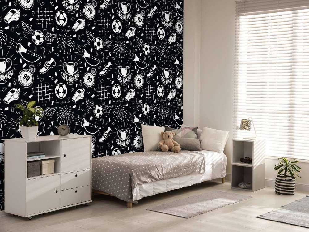 Piłka nożna czarno-biała