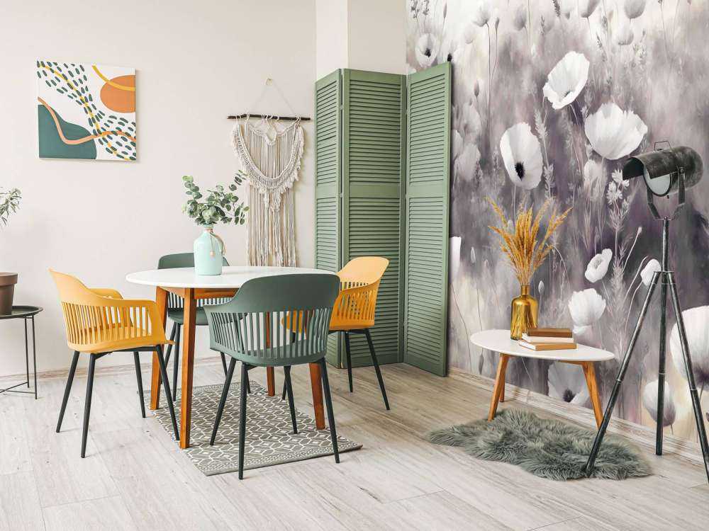 Taniec dzikich kwiatów - czarny