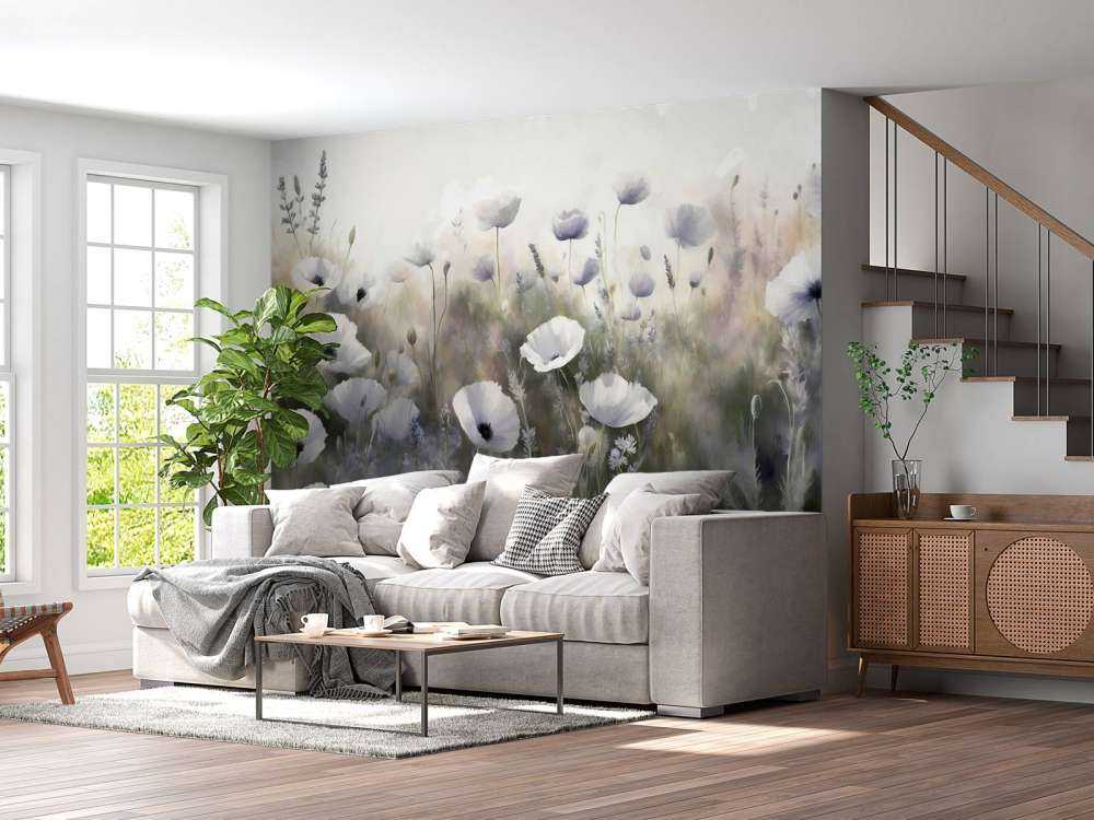 Taniec dzikich kwiatów - niebieski