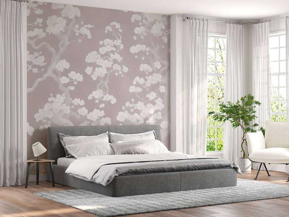 Cudowny kwitnący las - różowy