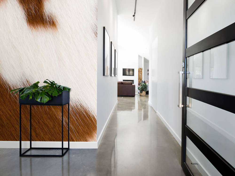 Skóra bydlęca czerwona i biała skóra bydlęca