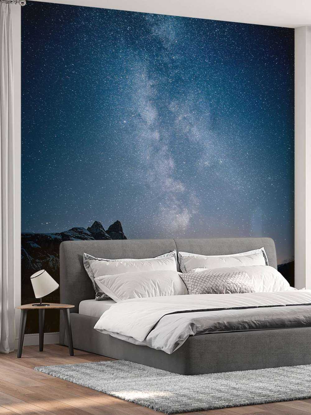 Gwieździste niebo na Alasce