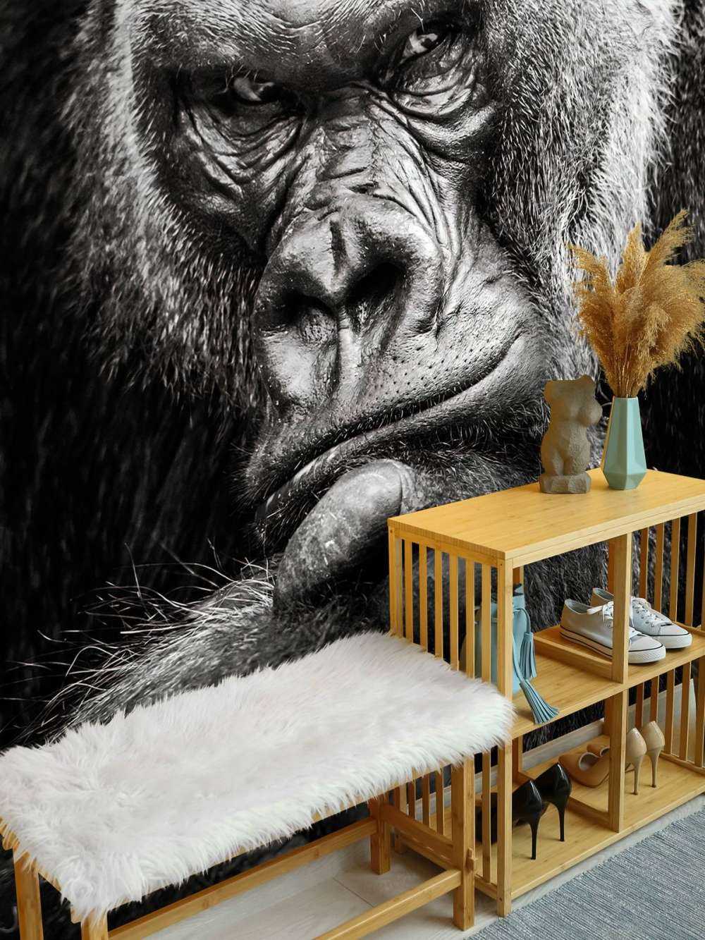 Zbliżone zdjęcie goryla