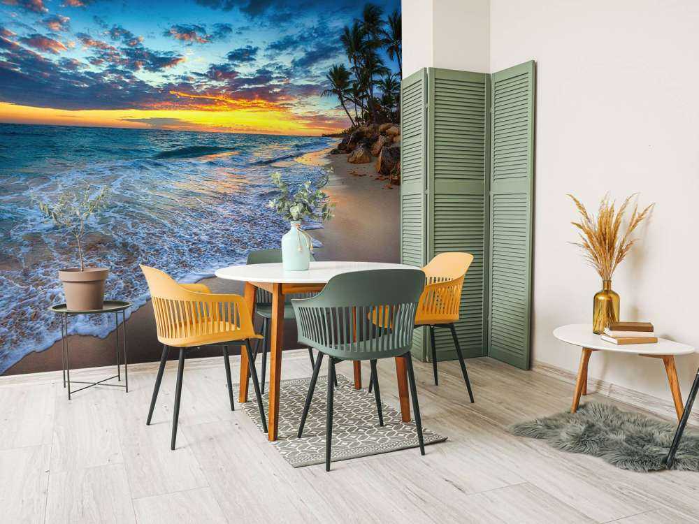 Wschód słońca na plaży