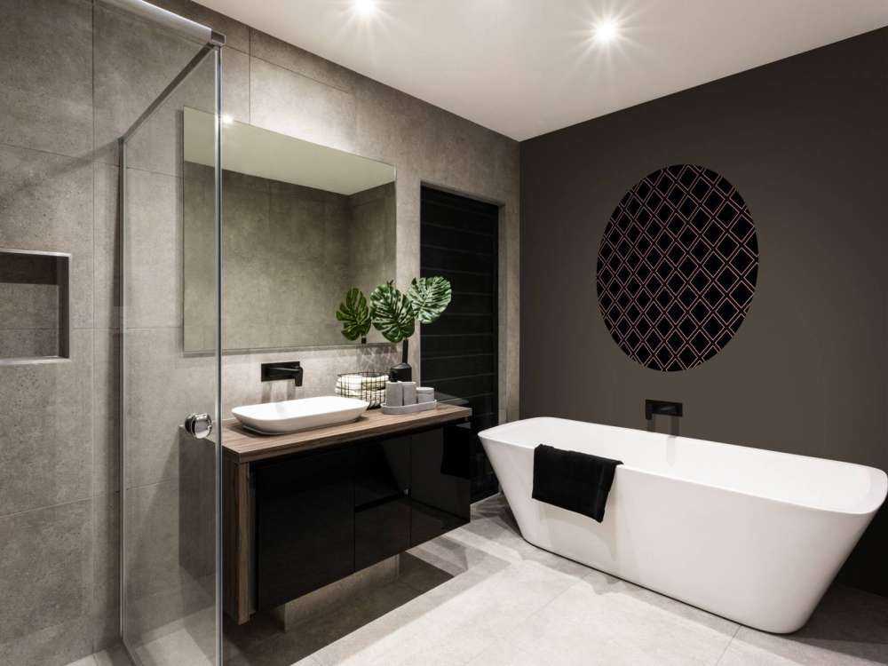 Kwadraty geometryczne, czarne