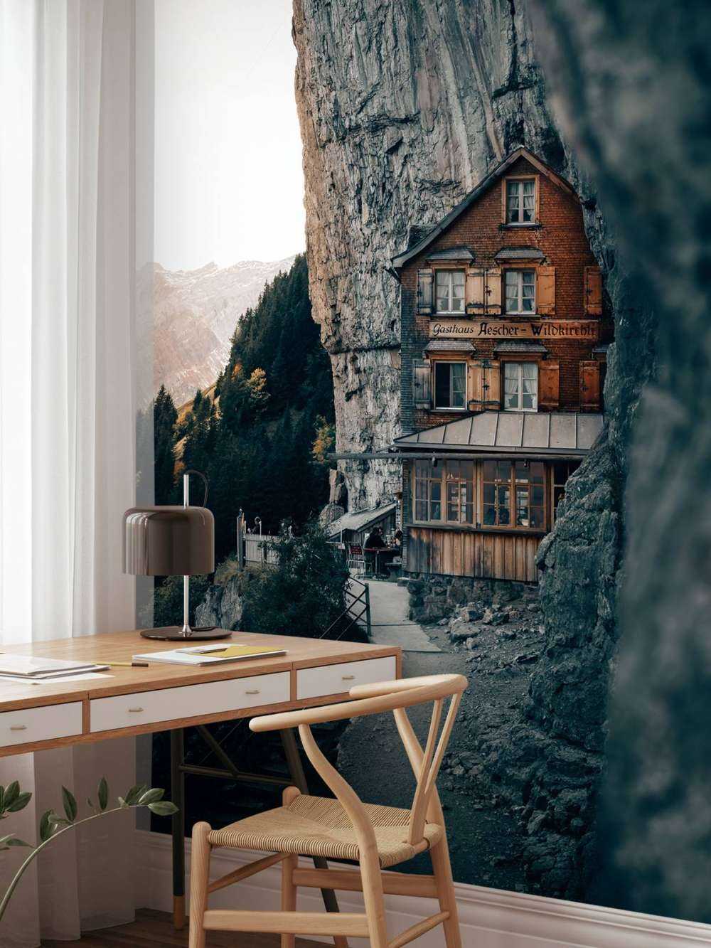 Górska chata w Alpach