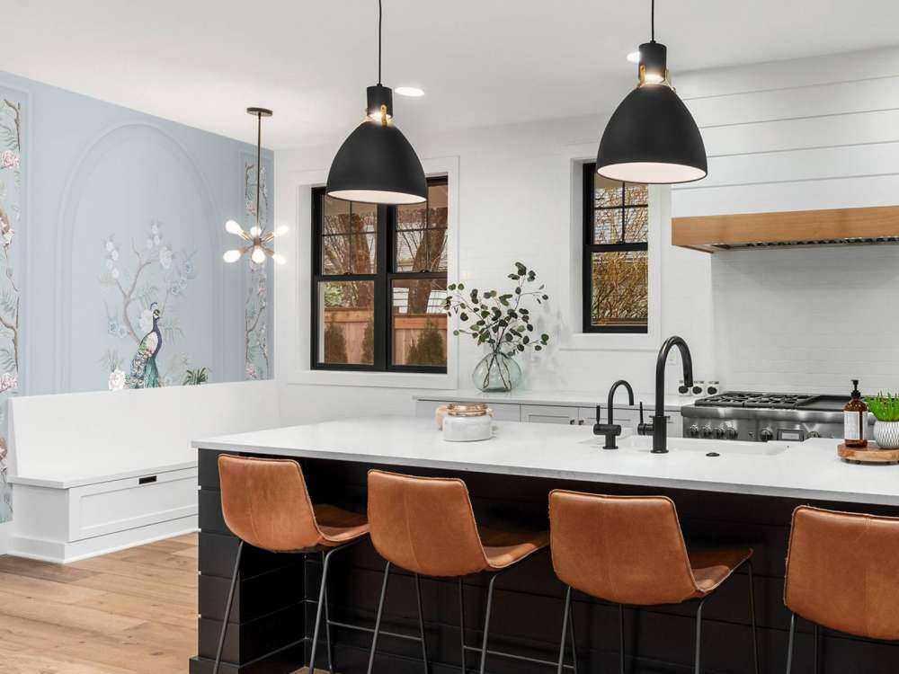 Peacock Paradise, blue