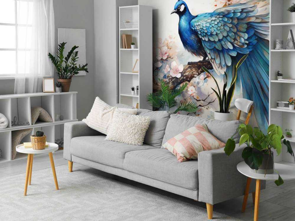 Paw w Wiosennej Mgle