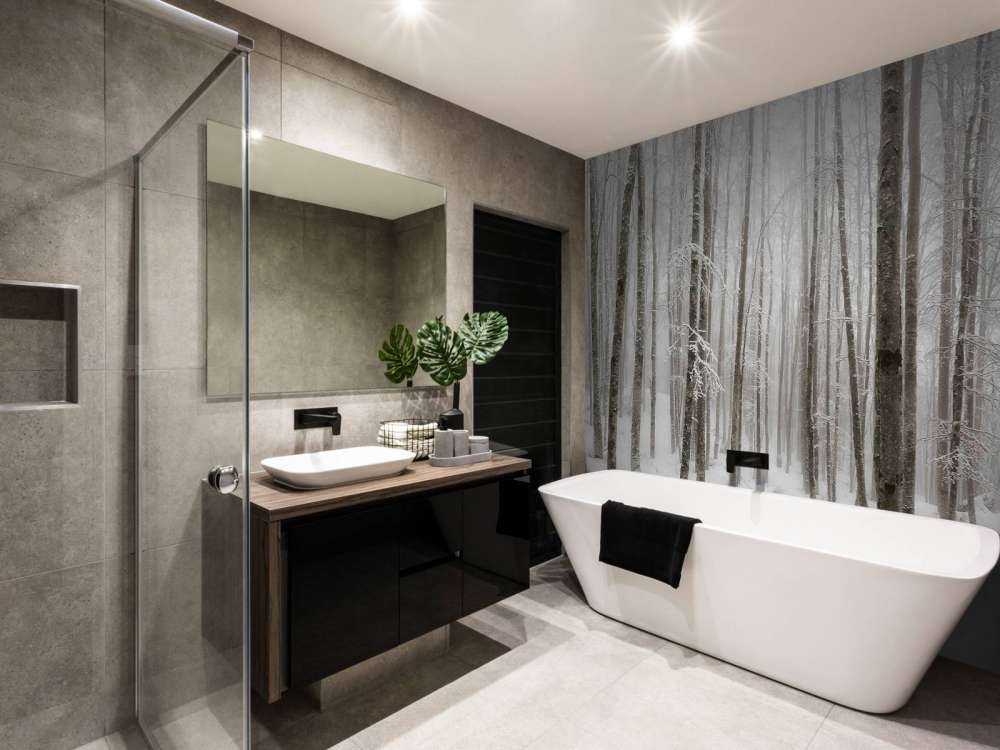 Śnieg w lesie bukowym