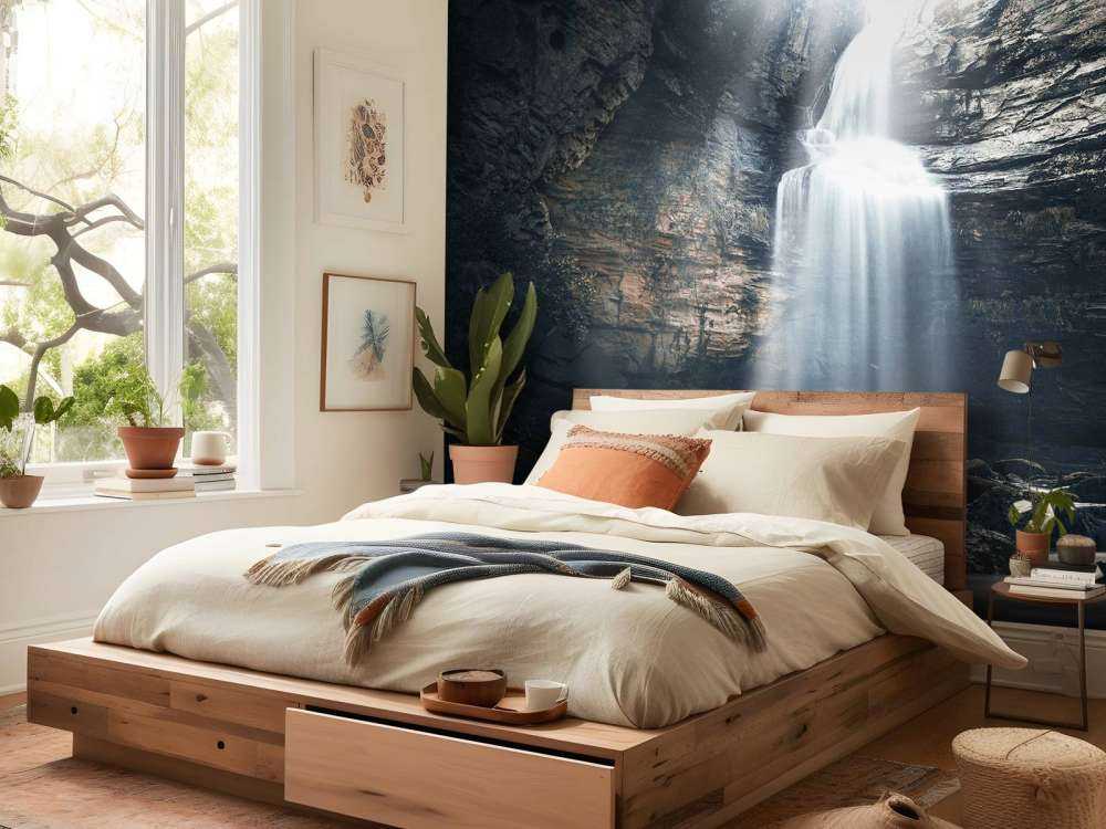 Jaskinia z wodospadem