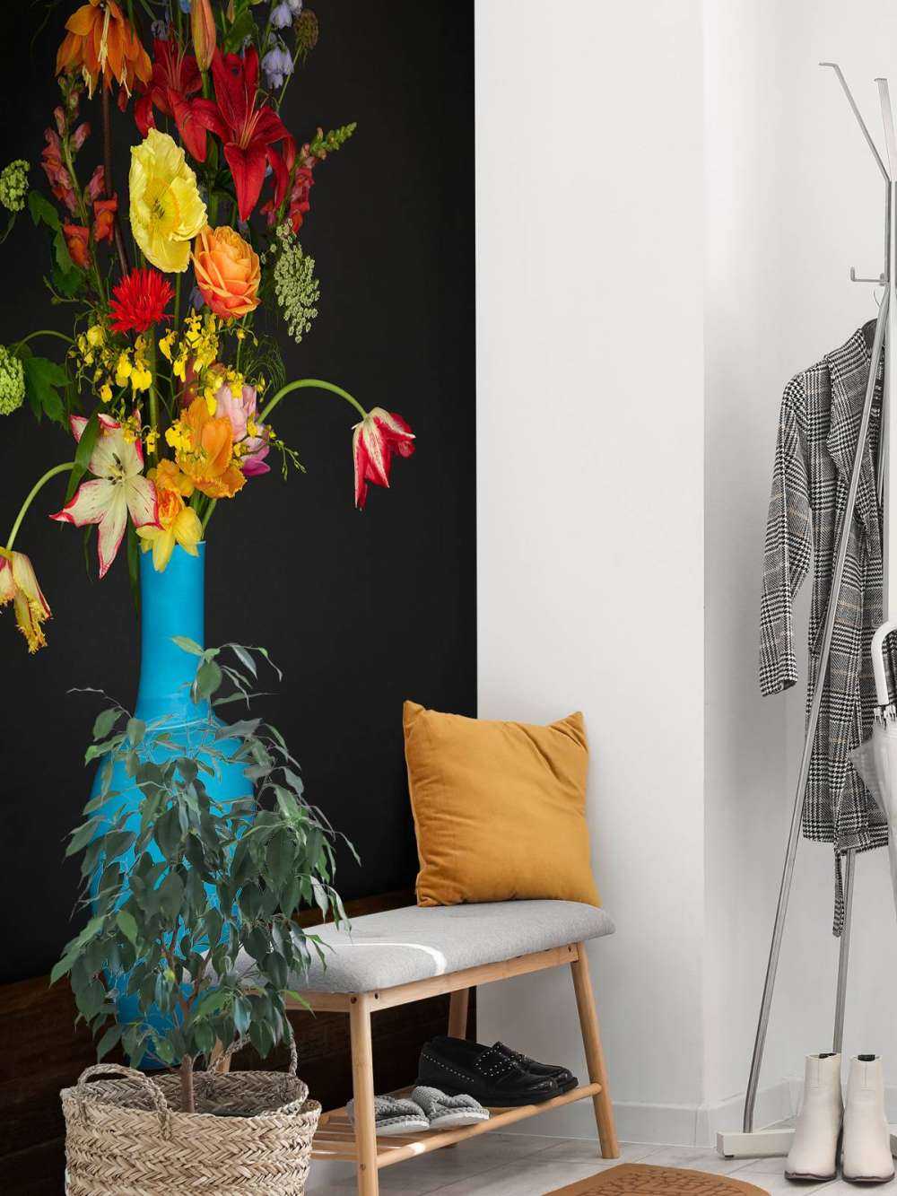 Obfity bukiet kwiatów