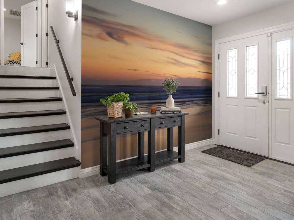 Zachód słońca na wybrzeżu