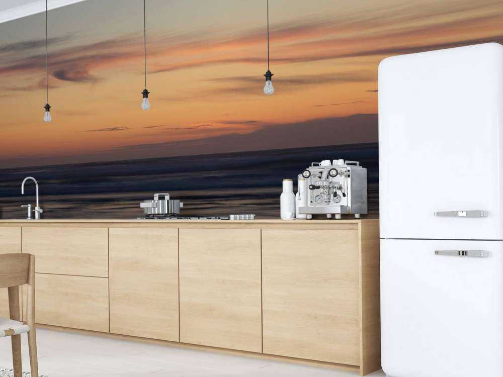 Zachód słońca na wybrzeżu