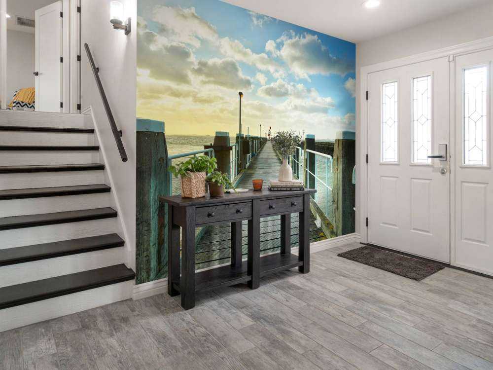 Rusztowania na wybrzeżu