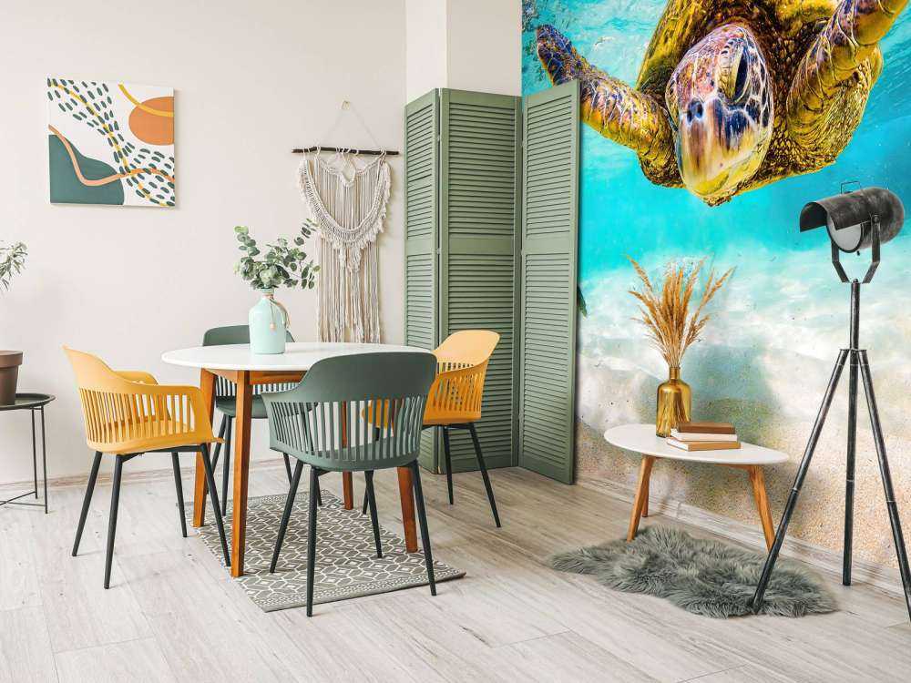 Żółw morski w oceanie