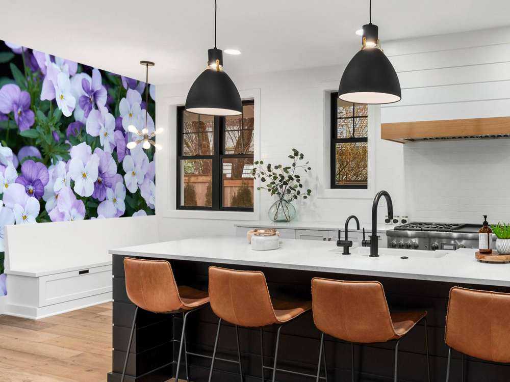 Fioletowobiałe skrzypce