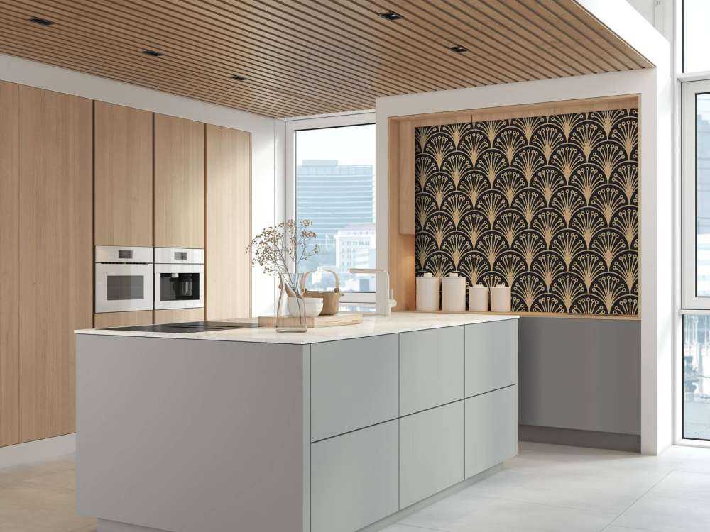 Złote kwiaty art deco