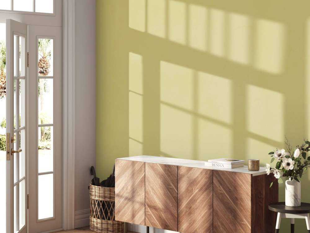 Beton lniany żółty