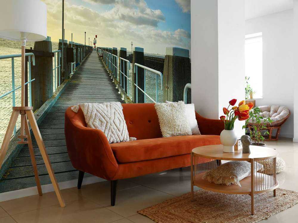 Rusztowania na wybrzeżu