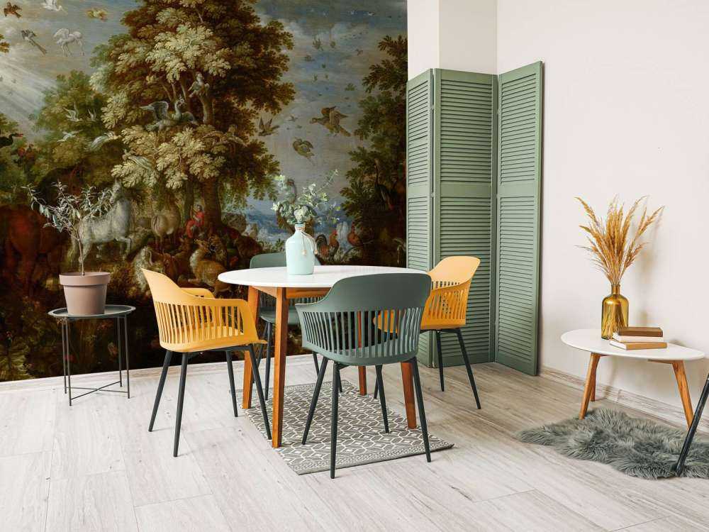 Orfeusz oczarowuje zwierzęta swoją muzyką