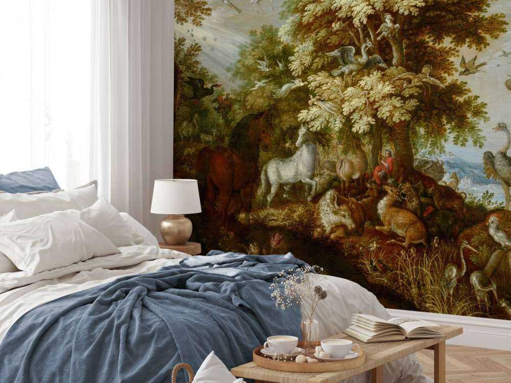 Orfeusz oczarowuje zwierzęta swoją muzyką