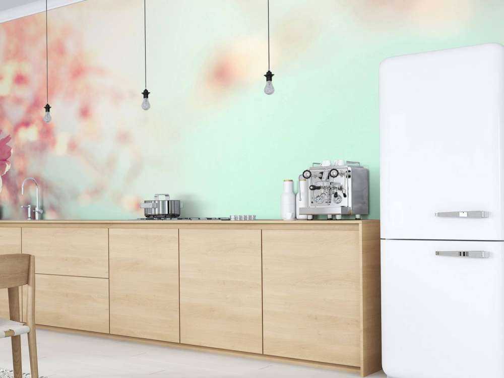 Różowa gałąź kwiatowa