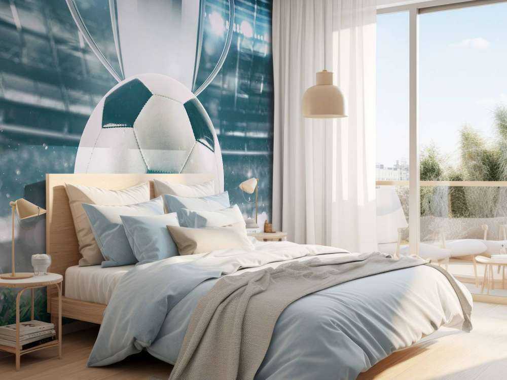 Piłka nożna z pucharem