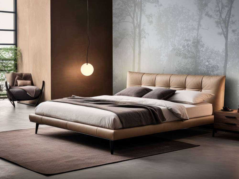 Gęsta mgła w lesie