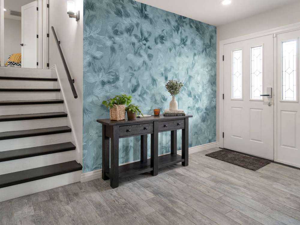 Niebieskie kwiaty tekstura